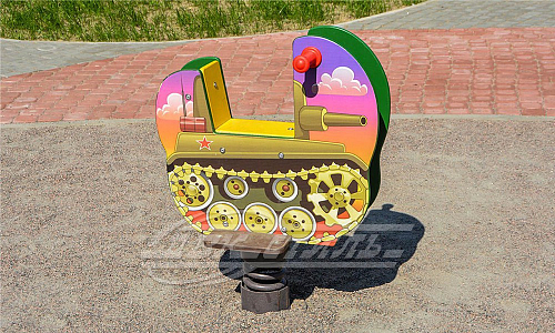 Качалка на пружине МК-21 Танк (164).  �2